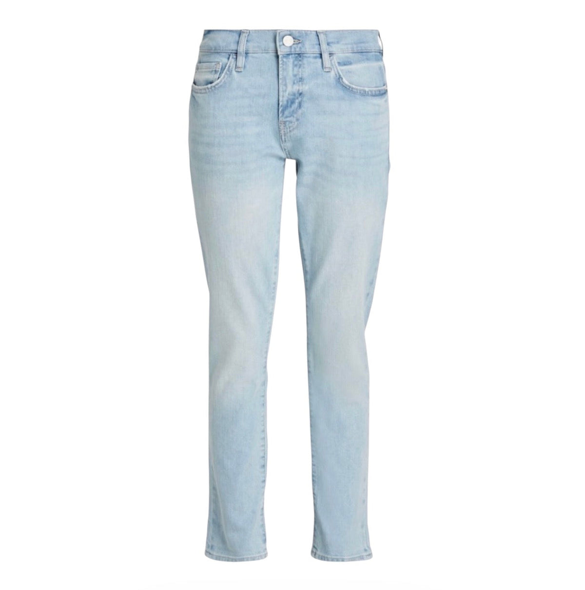 FRAME
Le Garcon mid-rise straight leg boyfriend jeans Finn Sz 26