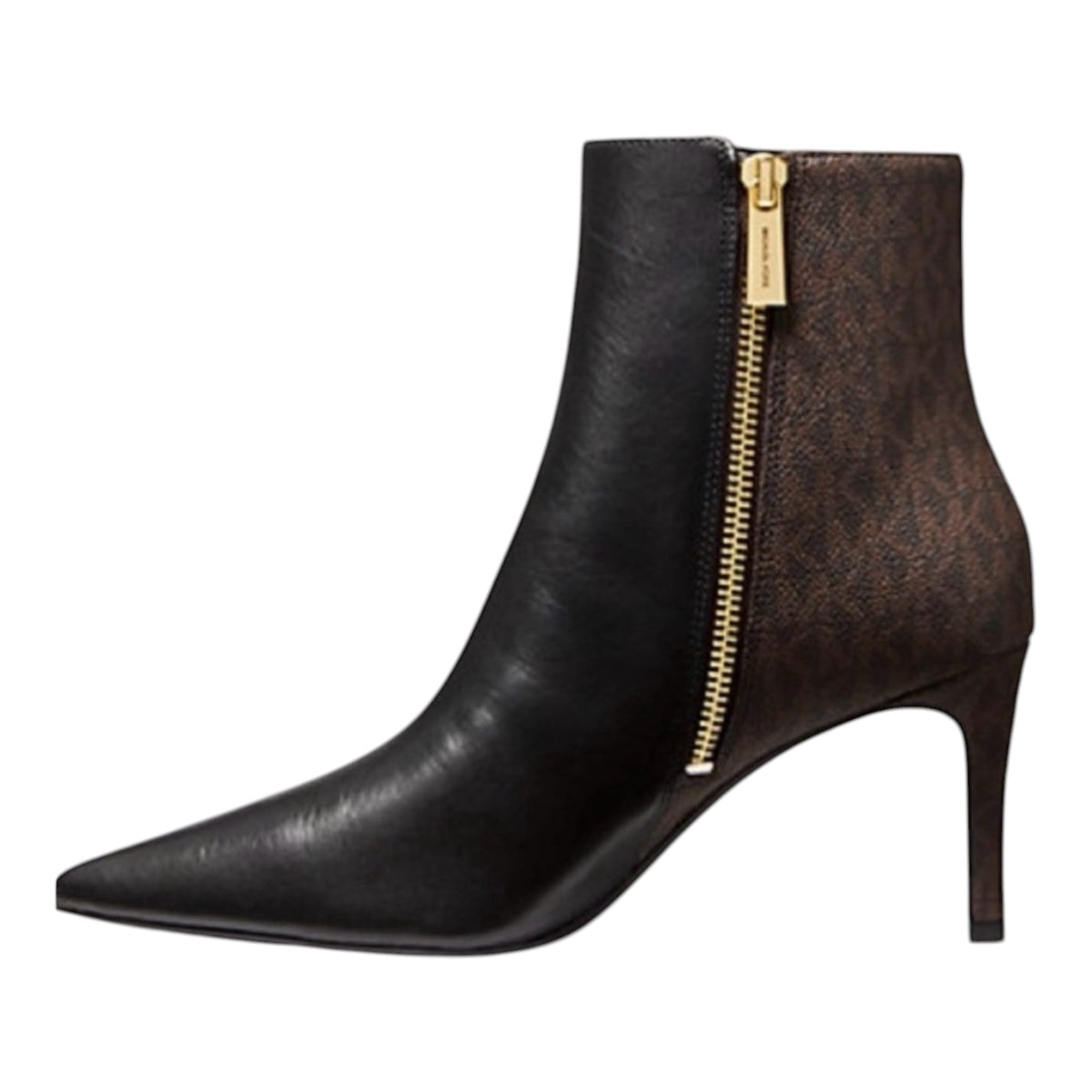 MICHAEL Michael Kors Women's Alina Flex Pointed Toe Logo Booties Sz 10