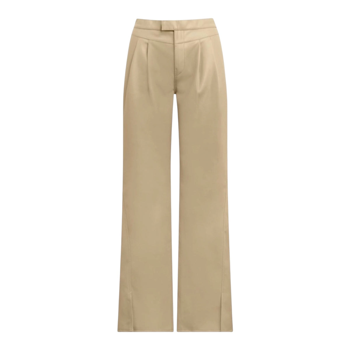 HUDSON High-Rise Rosie Faux Leather Trouser in CHINCHILLA Sz 28