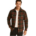 Todd Snyder Quilted Wool Blend Plaid Shirt Jacket XS