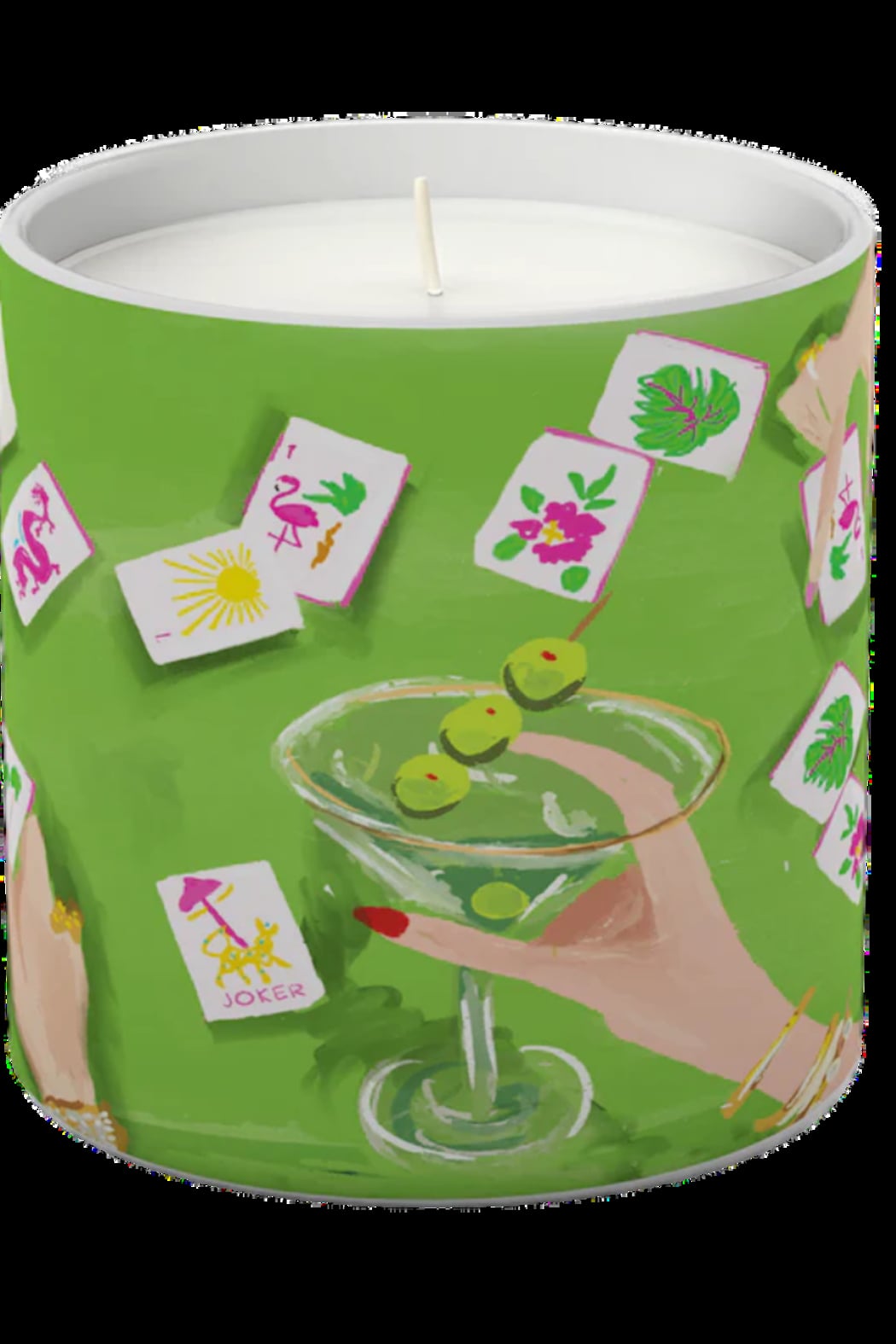 Annapolis Candle Bams Club Mahjong Candle by Rebecca Illustrated