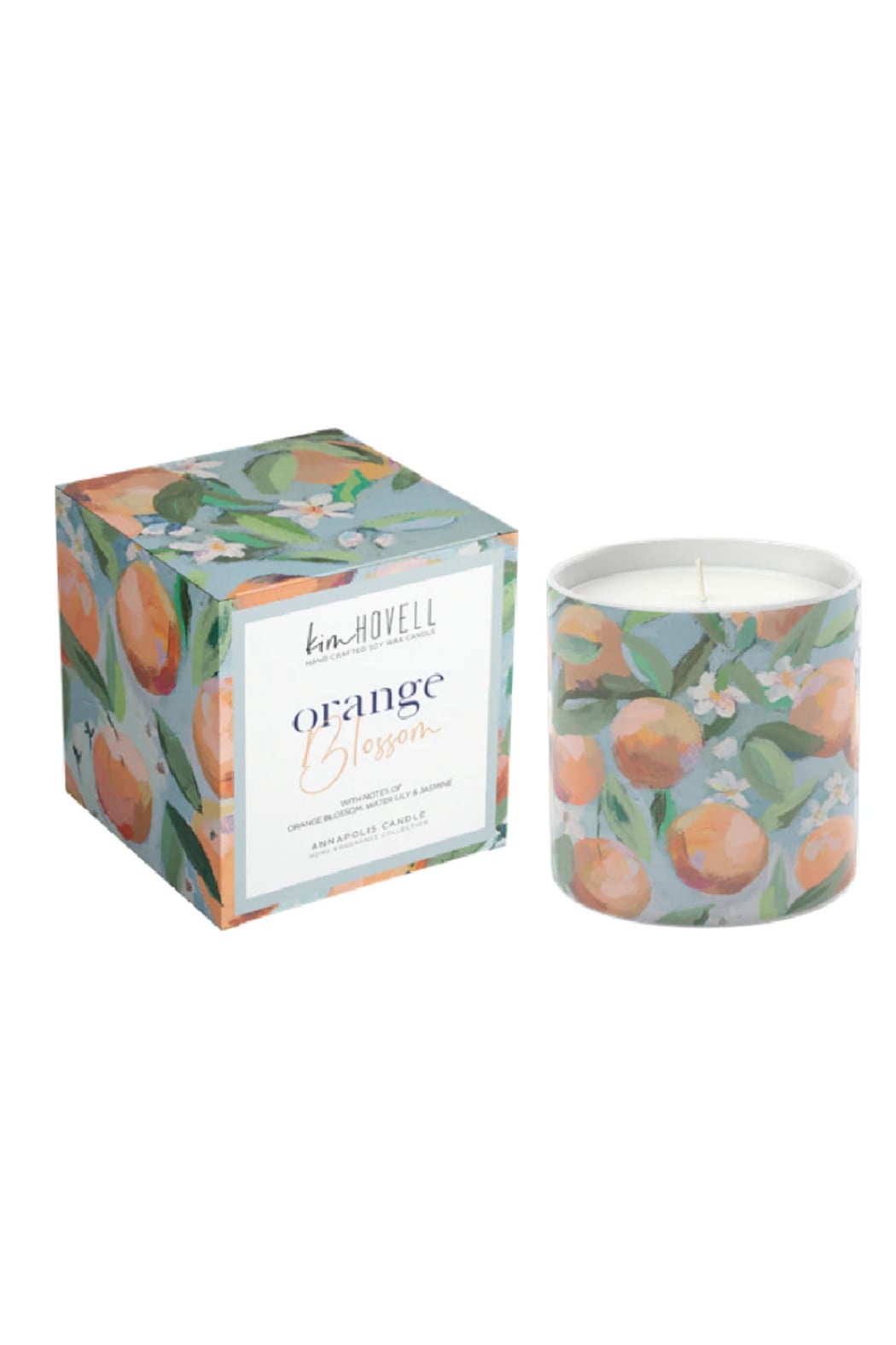Annapolis Orange Blossom Boxed Candle by Kim Hovell