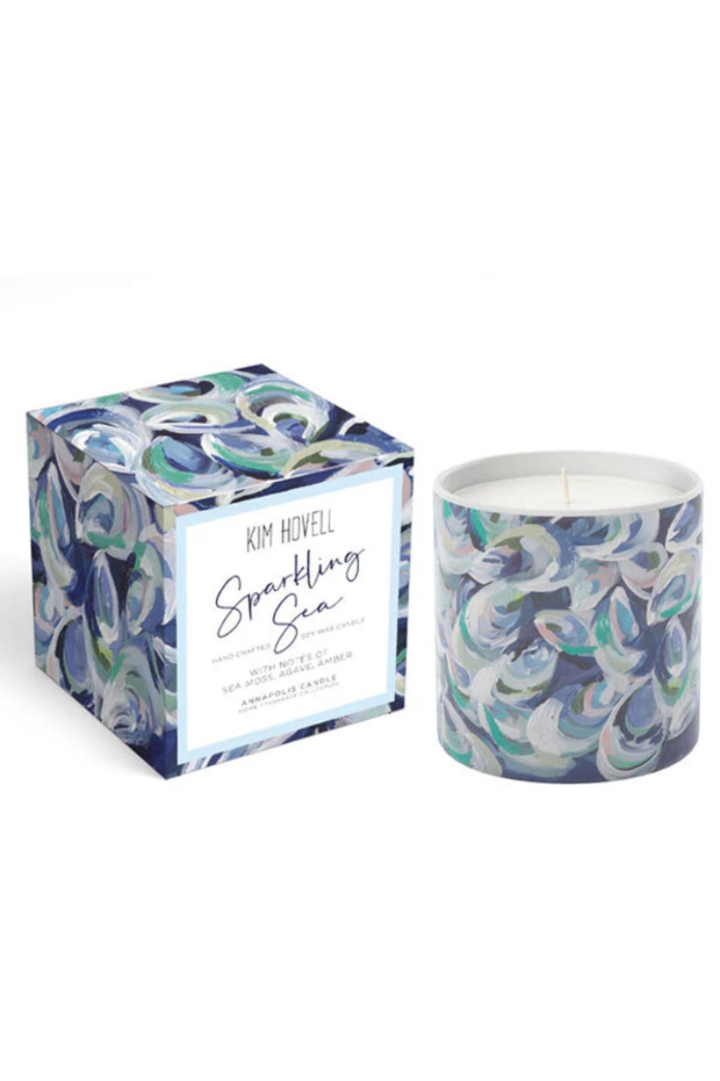 Annapolis Sparkling Sea Boxed Candle by Kim Hovell