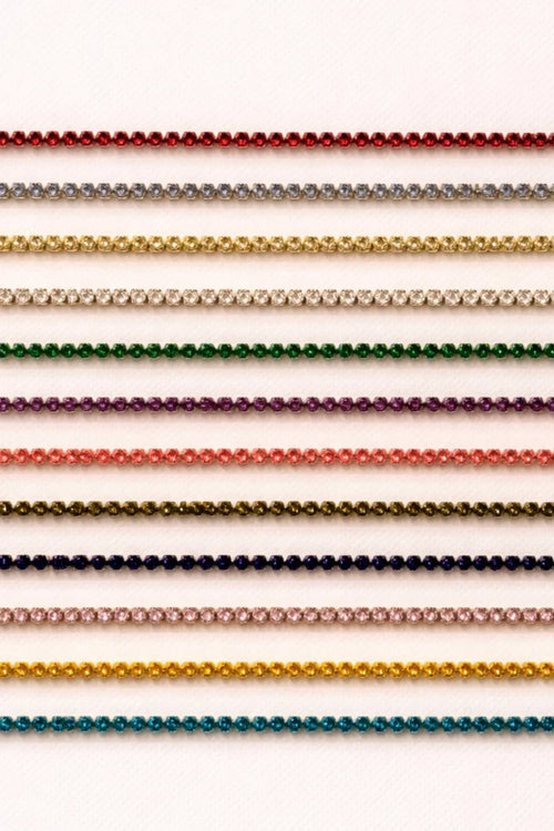 Birthstone Micro Tennis Bracelet - April
