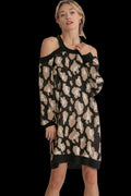 Cold Shoulder Sweater Dress