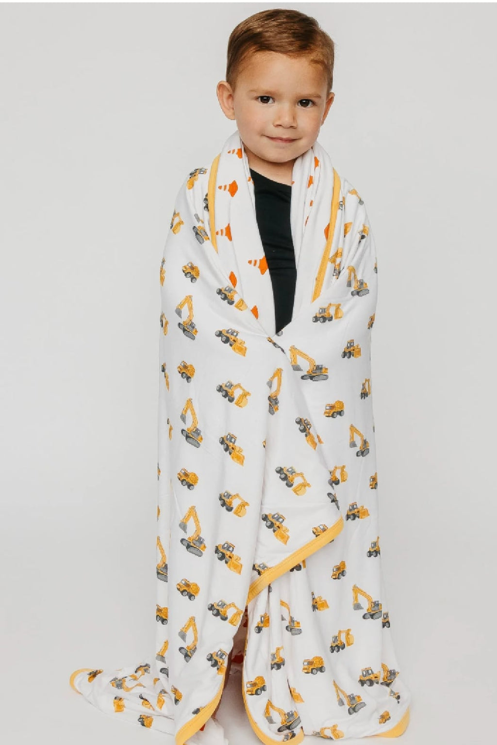 Construction Trucks Baby Blanket