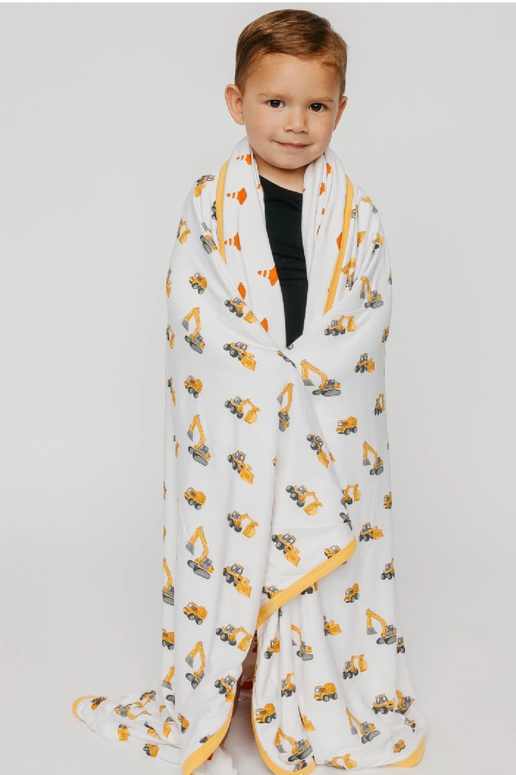 Construction Trucks Baby Blanket