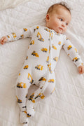 Convertible Zip Up Footie Pajama