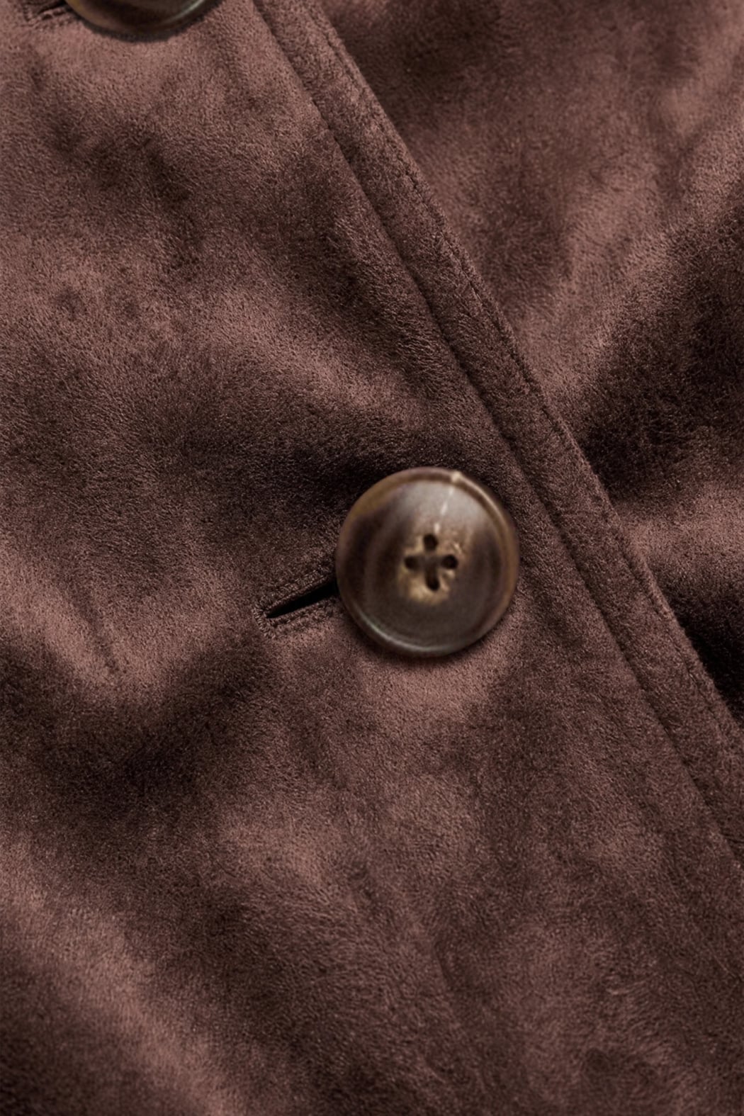 Decker Faux Suede Chore Coat