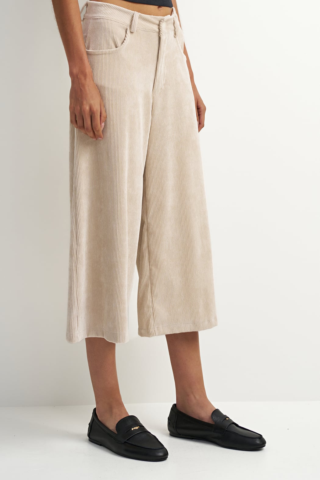 Emerson Cropped Cream Pants