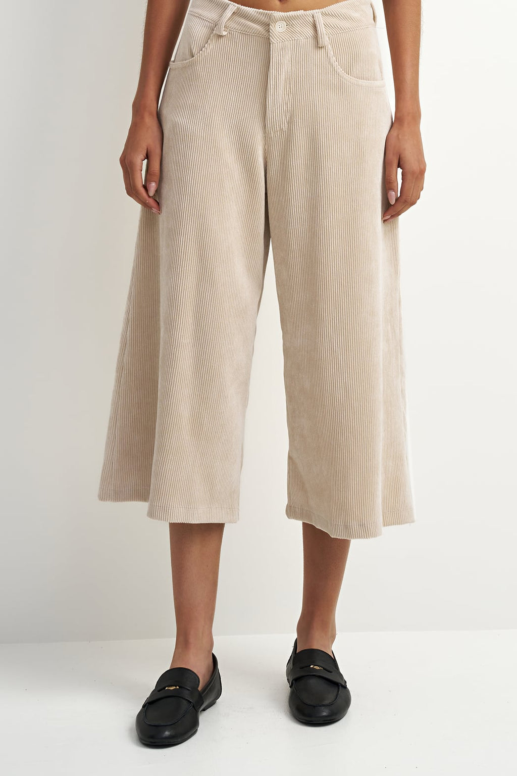 Emerson Cropped Cream Pants