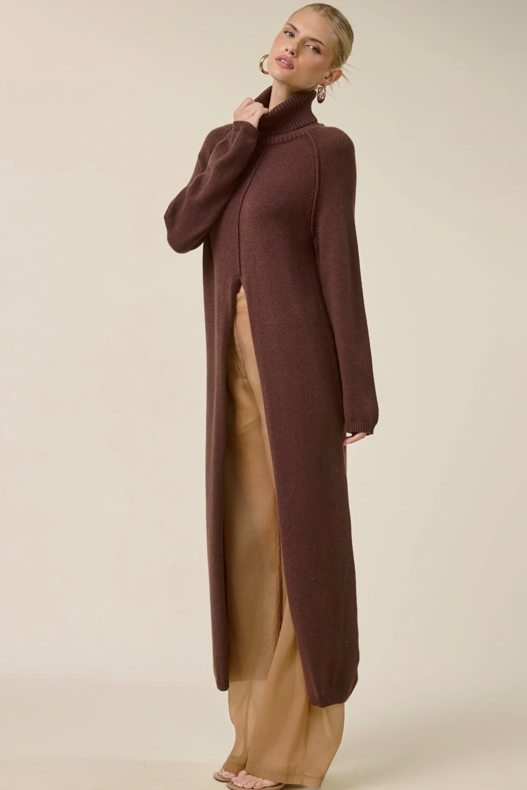 EXTRA LONG SWEATER DUSTER