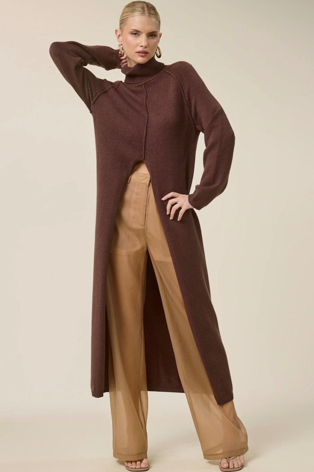 EXTRA LONG SWEATER DUSTER
