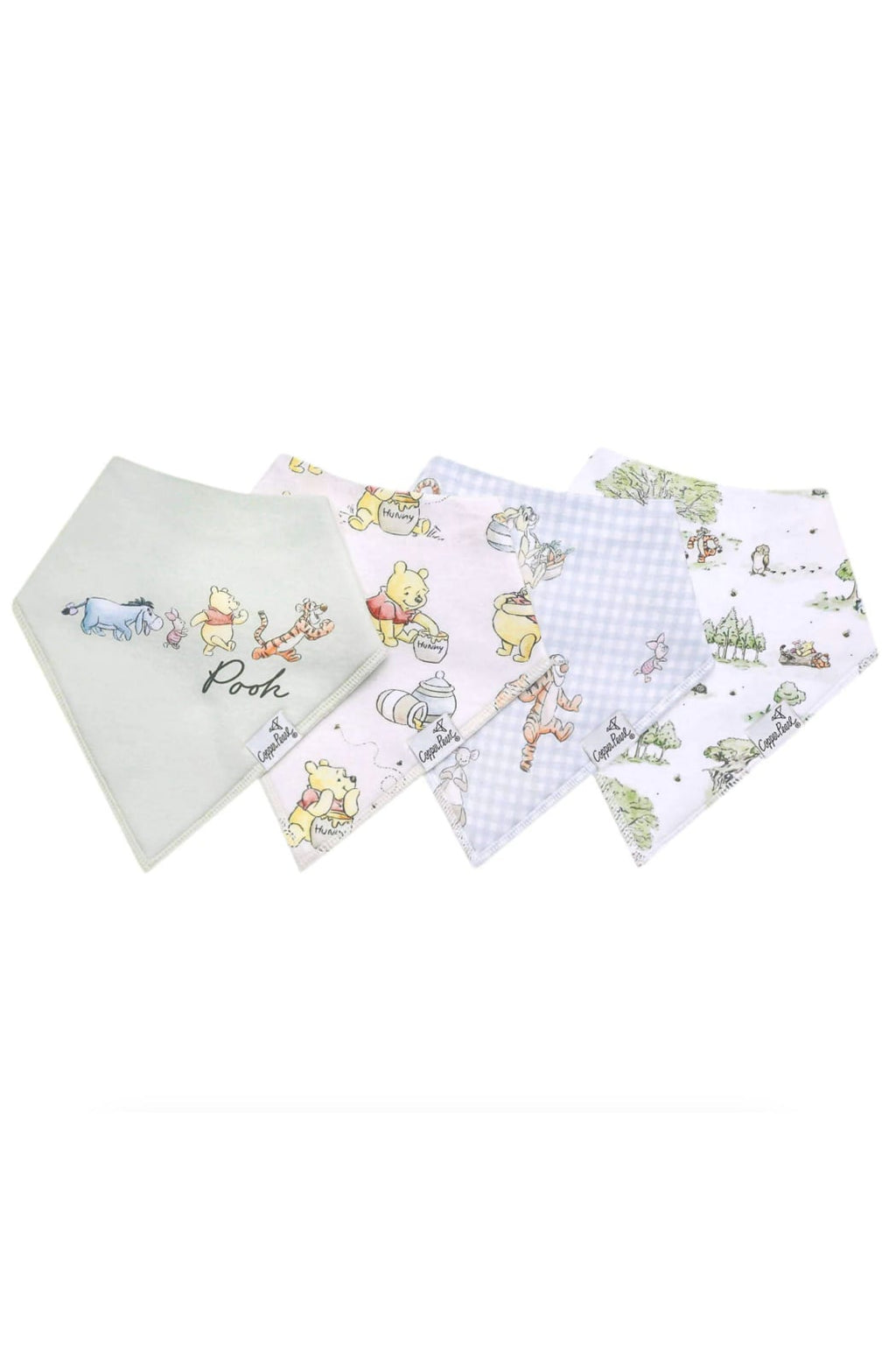 Hundred Acre Wood 4 Pack Bandana Bibs