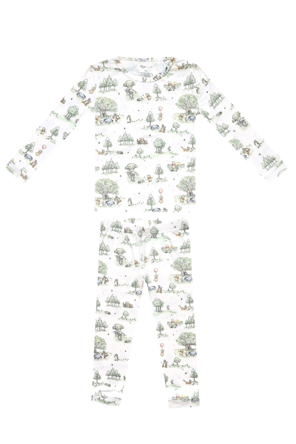 Hundred Acre Woods 2-Piece Long Sleeve Pajama Set
