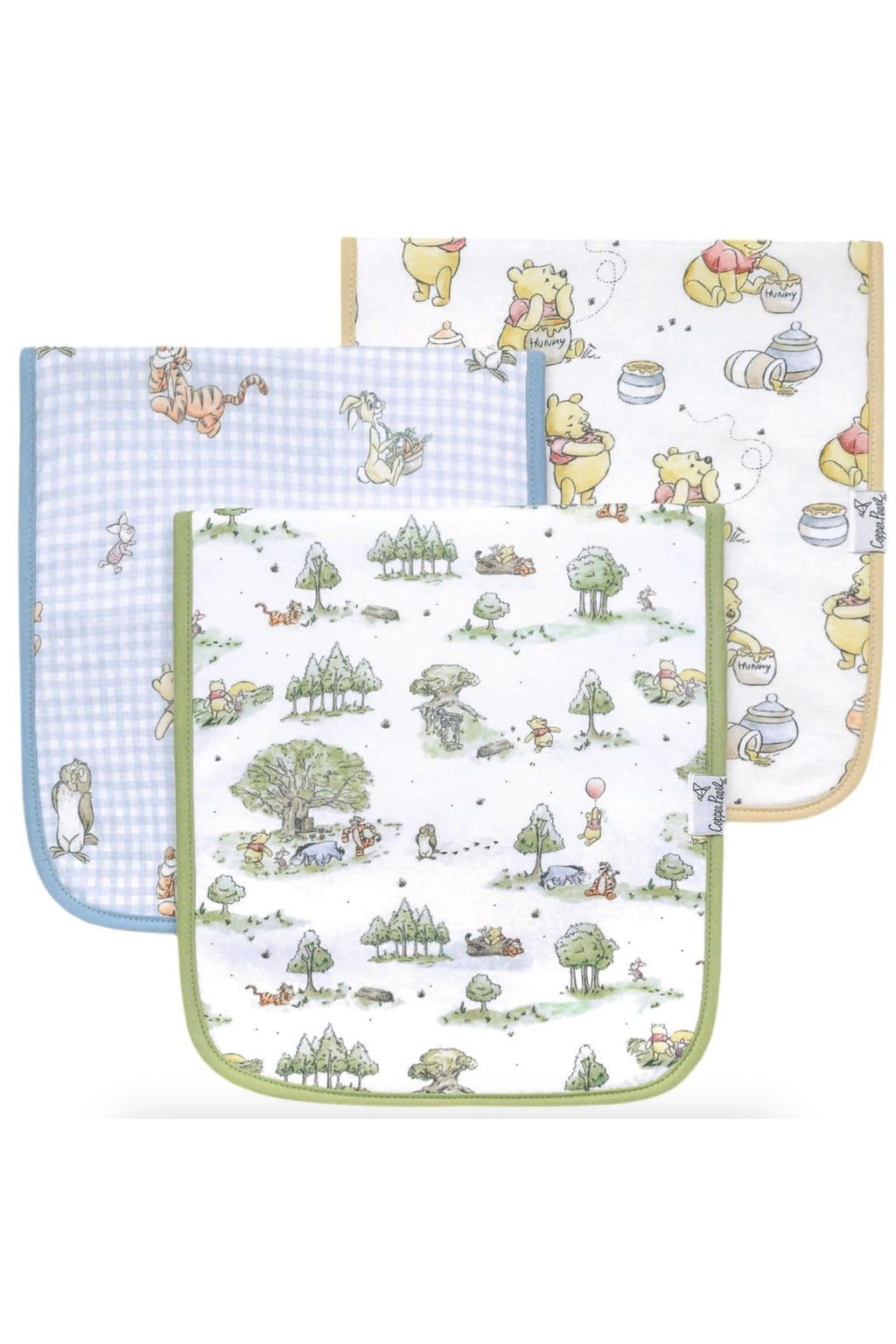 Hundred Acre Woods 3-Pack Burp Cloths