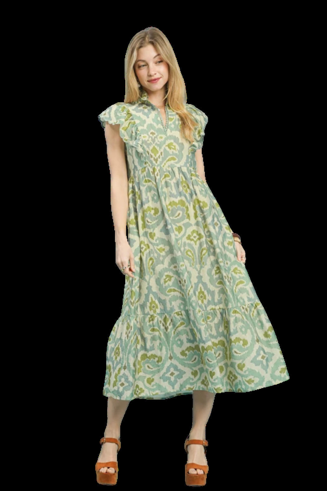 Ikat Midi Dress
