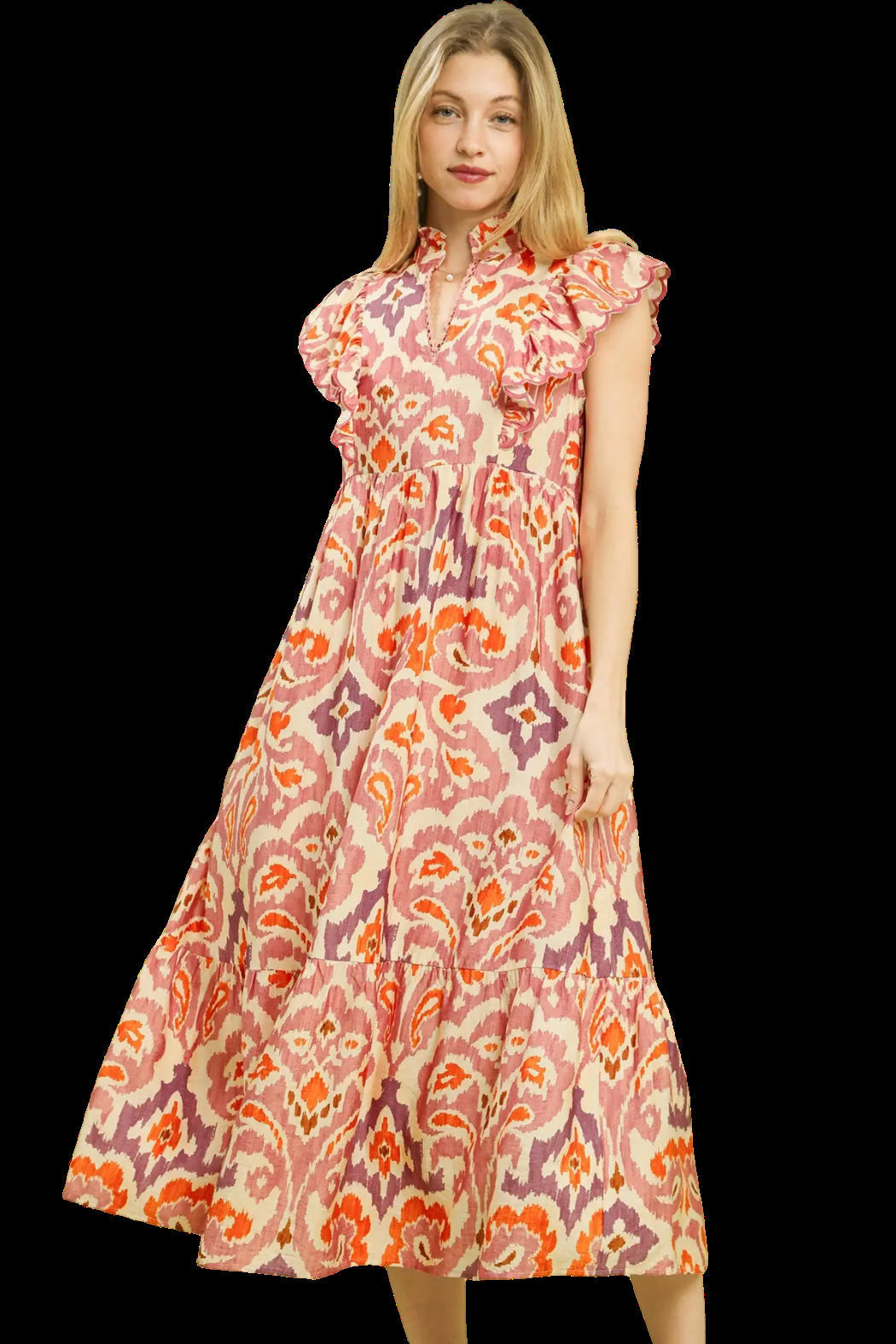 Ikat Midi Dress