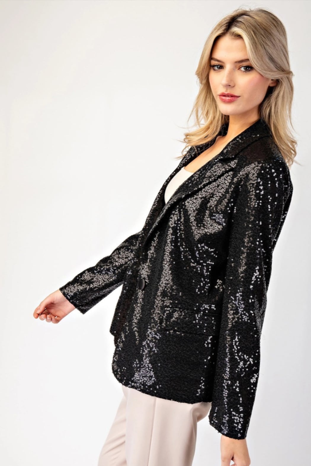 Sequin Shine Blazer