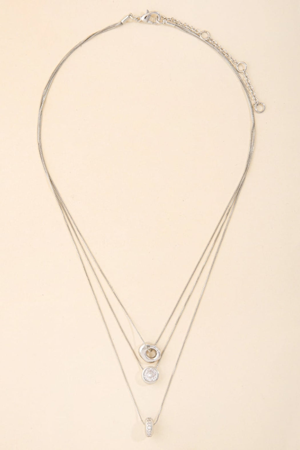 Triple Layer Snake Chain Necklace