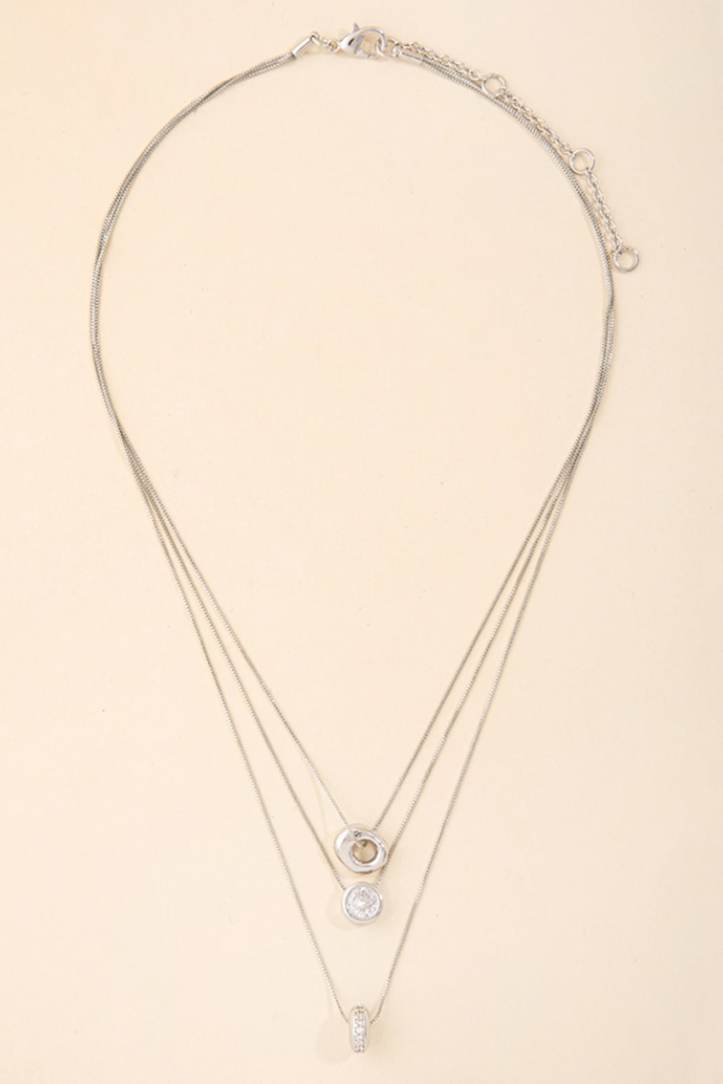 Triple Layer Snake Chain Necklace