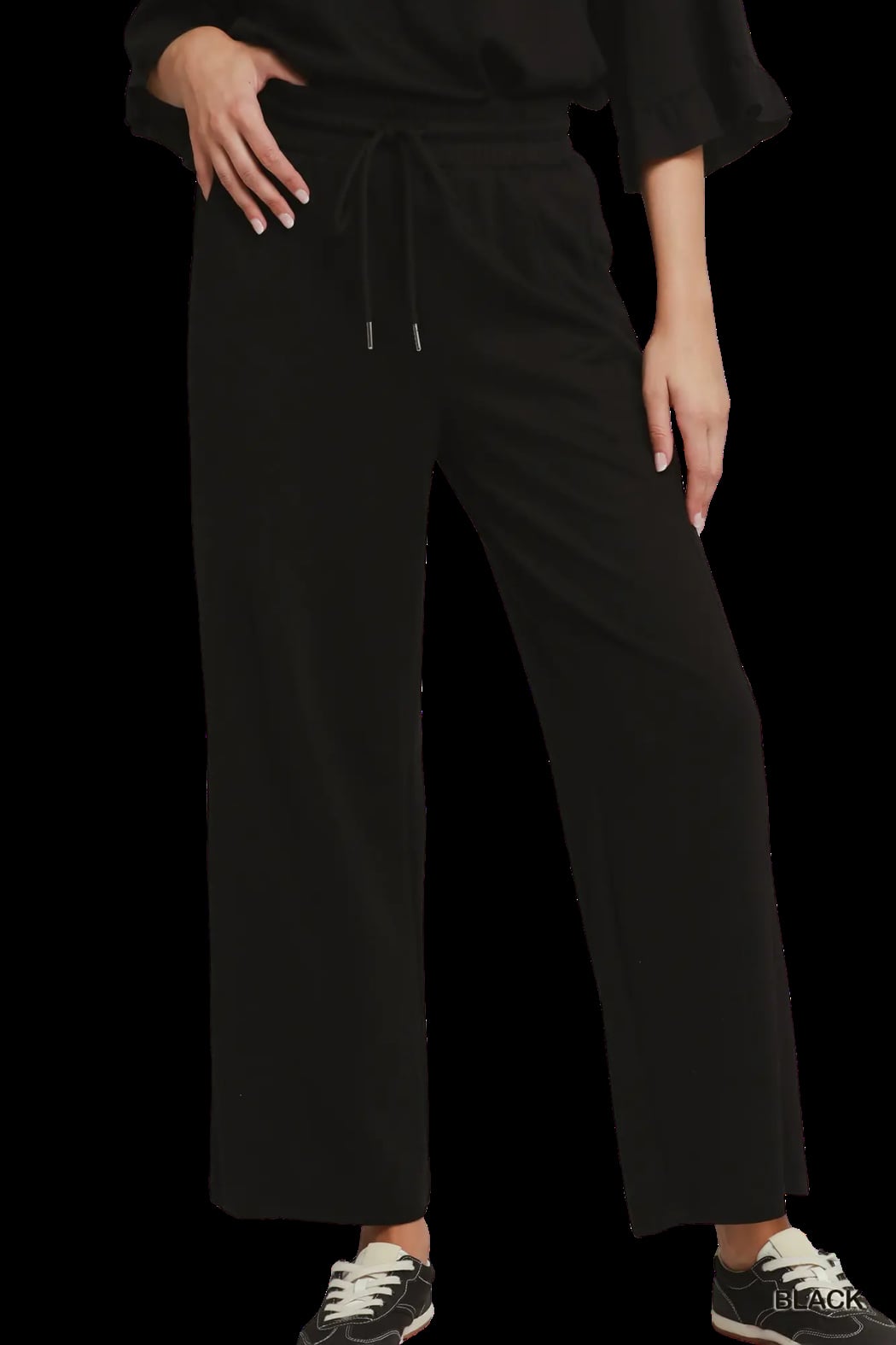 Wide Leg Drawstring Pants