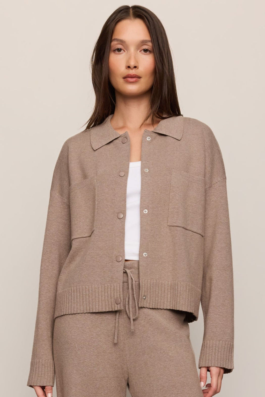 Z Supply Slowdown Sweater Jacket | Heather Ash